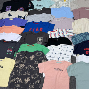 เสื้อยืดเด็กพร้อมส่ง ล็อตใหญ่ ผ้าฝ้าย แขนสั้น ลายพิมพ์หลากหลาย เสื้อผ้าเด็ก เสื้อฤดูร้อน ลดราคา ขายส่งยกแพ็ค - Product Image 2