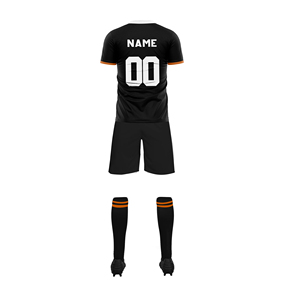 Uniformes de Fútbol Personalizados, Servicio OEM, Camisetas de Fútbol con Mangas Cortas, Diseño de Logotipo Personalizado, Uniforme de Fútbol 100% Poliéster - Product Image 4