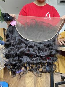 13X4 13X6Hd pour perruque 30 pouces vague naturelle cambodgienne Remy cheveux humains vierges de haute qualité humide ondulé dentelle avant perruque - Product Image 2