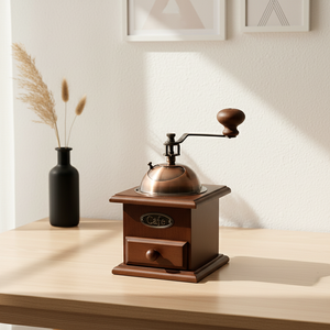 Molinillo de Café de Madera de Primera Calidad 3203034, Metal Bronce - Product Image 3
