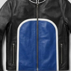 Blouson en cuir d'hiver personnalisé pour sororités et fraternités, unisexe, grandes tailles, pour la vente en gros d'articles vestimentaires moto avec personnalisation - Product Image 4