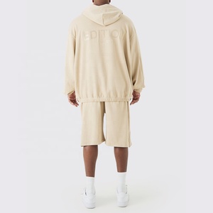 Comfortable Soft 100% Cotton <b>Fleece</b> Streetwear Hoodies for <b>Men</b> Women Winter Eco-Friendly Customizable Loose Fit - Product Image 6