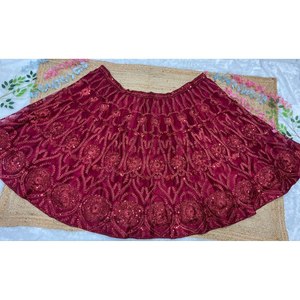 Lehenga choli ออกแบบล่าสุดที่สวยงามด้วย dori Glitter ทำงานสำหรับงานแต่งงาน - Product Image 3