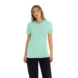 เสื้อยืดคอกลมยูนิเซ็กส์ แบรนด์ Level Apparel ผลิตจากผ้าฝ้าย 100% สีมิ้นท์ ระบายอากาศได้ดี เป็นมิตรต่อสิ่งแวดล้อม ทรงแฟชั่น - Product Image 4