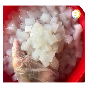 เยลลี่มะพร้าวในน้ำเชื่อมสำหรับชานมไข่มุก เครื่องดื่ม โยเกิร์ต ไอศกรีม ของหวาน วัตถุดิบสำหรับตกแต่ง ขายส่ง - Product Image 4