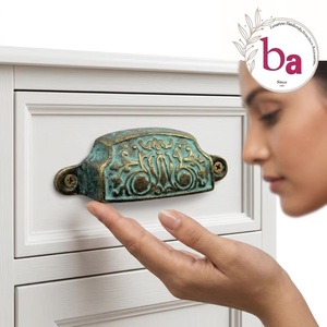 Cast Iron Industrial Square Adjustable Cabinet Handle and Knob-Eco-Friendly Easy Installation for <b>Kitchen</b> Dresser Cabinet - Product Image 4