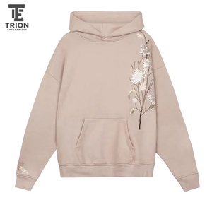 Sudadera con Capucha Premium para Hombre, con Alas Bordadas, Estilo Casual, Oversize, de Felpa Francesa, con Logotipo Frontal y Bolsillo, Venta al Por Mayor - Product Image 1