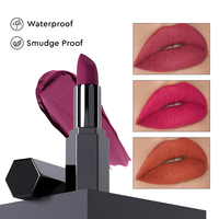 Rouge à lèvres OEM anti-transfert et waterproof avec impression de logo personnalisé, fini mat