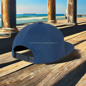 Chapeau de camionneur à ventilation réglable en maille 100% polyester, tissu commun à 6 panneaux, style sportif élégant - Product Image 1