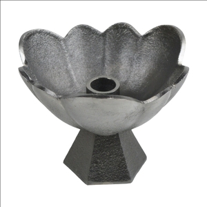 Portavelas Metálico 2 en 1 con Forma de Barco, Color Gris, para Decoración del Hogar y Navidad, Portavelas de Diseño Metálico - Product Image 3