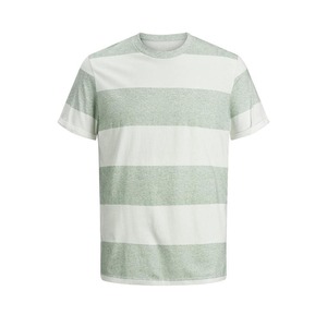 Camiseta de Algodón al por Mayor, 260 Gramos, Cuello Redondo, Manga Corta, Lisa, Diseño Personalizado con Costuras en Contraste - Product Image 6