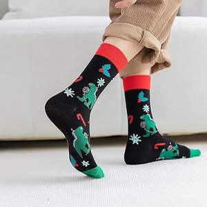 Chaussettes d'hiver décontractées pour hommes de qualité supérieure, respirantes, confortables, en tricot Spandex/Nylon, résistantes aux déchirures, personnalisables - Product Image 3