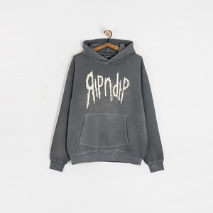 Vente en gros Sweat à capuche zippé intégral pour homme, coupe oversize vintage, uni, personnalisable, délavé à l'acide, avec ouvertures pour les yeux - Product Image 2