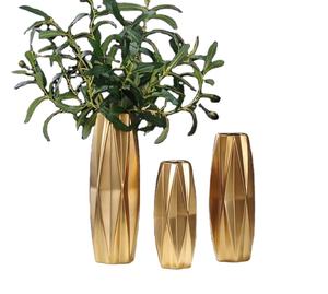 Jarrón de Metal Dorado Moderno para Decoración de Interiores, para el Hogar, Hoteles y Restaurantes - Product Image 2