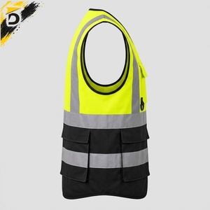 Gilet de sécurité pour le travail, léger, haute visibilité, adapté aux travailleurs, aux travaux en extérieur et aux activités sur chantier - Product Image 3
