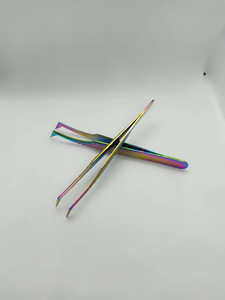 Pinzas para Pestañas Light Curve con Acabado de Agarre Suave, Pinzas para Pestañas de Precisión con Extremos Curvos Limpios - Product Image 2