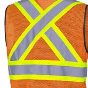 Autumn Work Wear Safety <b>Vest</b> Breathable Reflective Multi Pocket Engineer <b>Utility</b> <b>Vest</b> Durable Construction Work Clothing - Product Image 1
