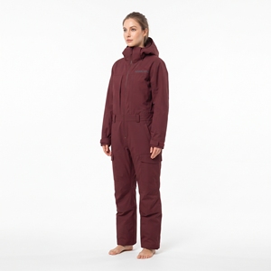 Traje de esquí para mujer, impermeable, a prueba de viento, con capucha, chaqueta y pantalones para la nieve, ropa deportiva transpirable para invierno - Product Image 5