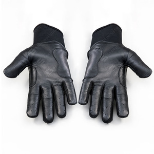 Black Leather Batting Gloves Unisex Adult Training Durable <b>Baseball</b> Batting Gloves for Maximum Comfort and Better <b>Bat</b> Control - Product Image 6