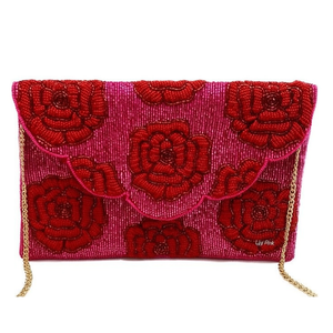 Sac à main décontracté indien fait main de luxe avec accessoires de mode en cristal, poignée perlée multicolore et style local durable - Product Image 2