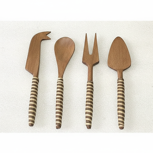 Elegante Juego de Cuchillos para Queso de Metal, Hoja de Acero Inoxidable para Servir con Estilo en Tablas de Charcutería, Accesorios Contemporáneos para Queso Gourmet - Product Image 5