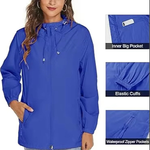 Wholesale Designer Men Long Winter Outdoor Windbreaker <b>Jacket</b> Stand Collar Vintage Style Lightweight Windproof <b>Waterproof</b> Hooded - Product Image 1