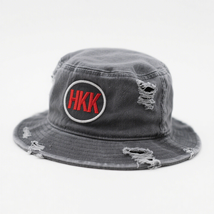 Chapeau Bob en Coton Effet Vieilli de Qualité Supérieure OEM 2026, Chapeau Bob Personnalisé avec Logo en Gros, Chapeau Bob en Jean - Product Image 1