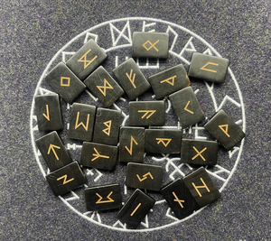 <b>Engraved</b> Horn Runes, Elder Futhark, Viking Divination <b>Tool</b> by blossom craft india - Product Image 5