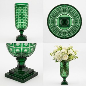 Offre Spéciale Vantage Moderne Fantaisie De Luxe Premium Table Centre De Table Vase Conception Unique Vase À Fleurs En Verre Pour La Décoration De La Maison Utilisation - Product Image 5
