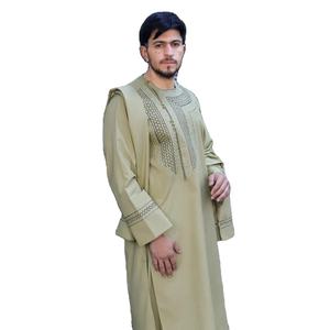 Vestido Afgano para Hombre, Estilo Kabul, Pashtun, Pathan, Shalwar Kameez, Diseño Bordado Estampado, Túnica Transpirable, Vestido Afgano para Caballero - Product Image 1