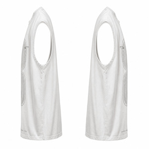 OEM/ODM Men's <b>Y2K</b> Gym Tank <b>Top</b> Oversized Sleeveless 100% Cotton Muscle Tee Custom Silk Screen Print High Street Shirt Bulk Order - Product Image 5