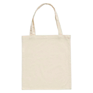 <b>Canvas</b> Shopping Bag Medium Size Top Handle Grocery Tote Natural Color Hand Length Handle - Product Image 5