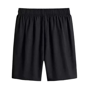 Shorts de baseball pour hommes en coton et polyester, personnalisables, motif uni, séchage rapide, taille élastique, qualité supérieure, teinture unie - Product Image 4