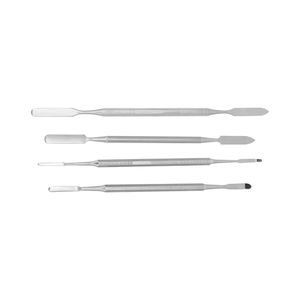 Comprehensive 4 Piece Stainless Steel Cosmetic Tool Set <b>Foundation</b> Mixing Spatula Stirring Rod Blending Kit - Product Image 2
