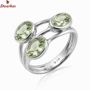 Hot sale trendy fine jewelry 925 sterling <b>silver</b> white topaz three gemstone <b>ring</b> for <b>men</b> fashion parties gift jewelry - Product Image 2