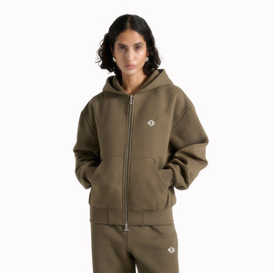 Conjunto Deportivo Casual de Moda para Mujer, 100% Algodón, Estilo Urbano, Dos Piezas, Corte Holgado, para Invierno, ODM OEM, Tejido Grueso - Product Image 2