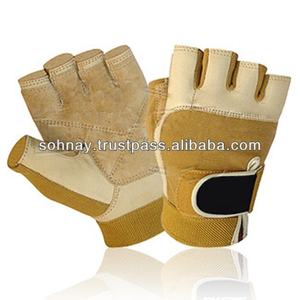 Guantes de levantamiento de pesas unisex cómodos de alta calidad OEM cuero genuino y material Amara con logotipo y diseño personalizados - Product Image 6