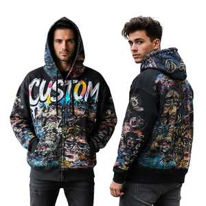 High Quality Custom 3D Puff Printing logo Pullover 100% Cotton 450 GSM <b>Tie</b>-<b>dye</b> Acid Wash Winter Hooded Men's Sweatshirt <b>Hoodies</b> - Product Image 2