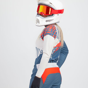Men's Long Sleeve Motocross Jersey <b>Blue</b> <b>Red</b> <b>White</b> Printed Quick Dry Polyester Full Sleeve Off Road Racing Shirt - Product Image 3