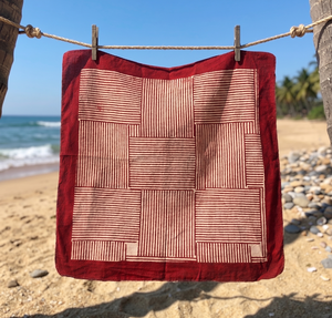 Pañuelo Cuadrado de Algodón Suave 100% con Estampado Artesanal y Logotipo Personalizado para Mujer, Transpirable, Duradero, Estilo Boho, Casual de Primavera/Verano - Product Image 6