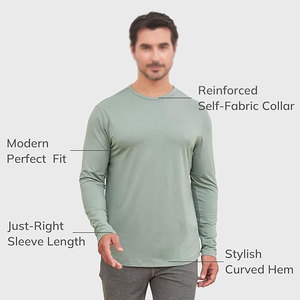 เสื้อเชิ้ตแขนยาวมีสไตล์สำหรับผู้ชาย น้ำหนักเบา สวมใส่สบาย เหมาะสำหรับการเดินทางในสำนักงานและการสวมใส่แฟชั่นประจำวัน - Product Image 4