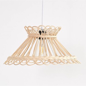 Hot New Eco Friendly Bamboo Rattan Chandelier Handmade Hanging Lamp for Hospitality Decoration - Product Image 2