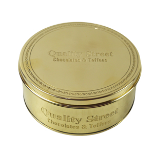 <b>Quality</b> <b>Street</b> <b>Chocolate</b> Toffee Box Handcrafted Metal Shiny Brass Storage Box Lid Knob Embossed Design Modern Luxury Sustainable - Product Image 2