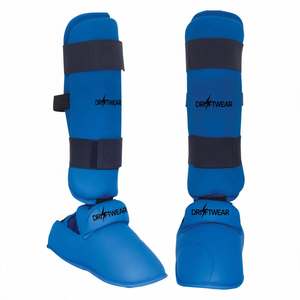 DRIFTWEAR - Protectores de Espinilla para Karate, Ligeros y Suaves, con Correas Elásticas de Cuero Sintético de Primera Calidad |   Espinilleras de Artes Marciales Personalizables - Product Image 1