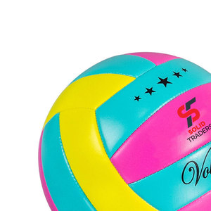 วอลเลย์บอลมาตรฐานน้ำหนักอย่างเป็นทางการ โครงสร้างแข็งแรงพิเศษ พื้นผิวบุนุ่ม นักกีฬามืออาชีพเลือกใช้สำหรับนักกีฬา ยี่ห้อ Solid Trader - Product Image 6