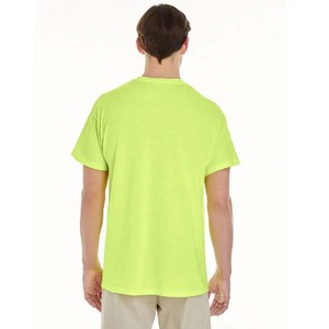 Camisetas de Hombre de Poliéster y Algodón, Lisas, Extra Grandes, de Manga Corta, Deportivas, Casuales, Cuello Redondo, Color Sólido, Ropa de Verano - Product Image 2