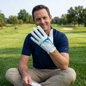 Gant de golf Injae en cuir Cabretta de qualité supérieure pour main gauche, durable, flexible, respirant, adhérence sécurisée, OEM ODM, usine personnalisée, faible MOQ - Product Image 5