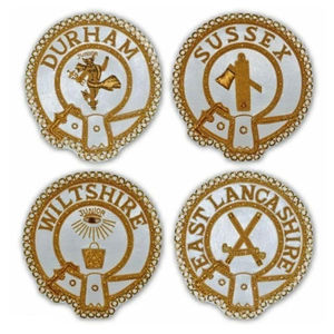 Parches Bordados Personalizados para Coser o Planchar en Ropa, Insignias y Emblemas Masónicos para Mandiles, Regalia Masónica de Moda a Bajo Precio - Product Image 4