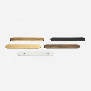 <b>Antique</b> Bronze Brass back Plate Oval shape Furniture Handles & Knobs Modern Design Home Office Living Room Dresser Hardware pull - Product Image 6