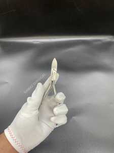 Coupe-ongles en acier inoxydable à double ressort, courbé, 14,5 cm, coupe-cuticules pour manucure et pédicure, instruments de podologie - Product Image 5